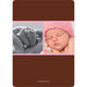 White and Pink Icon Photo Birth Announcements Image 2 of 5